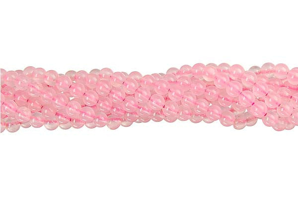 Bundle Deal - Rose Quartz (Dyed) Round, 4mm