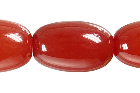 Red Agate Rice (Dark) Beads