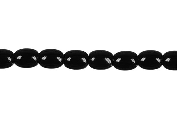 Black Onyx (AAA) Drum Beads
