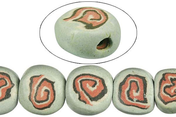Poly Clay Button (C70) Beads