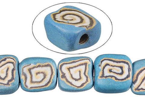 Poly Clay Puffy Square (F62) Beads