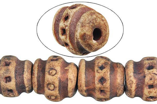 Poly Clay Drum (6523) Beads