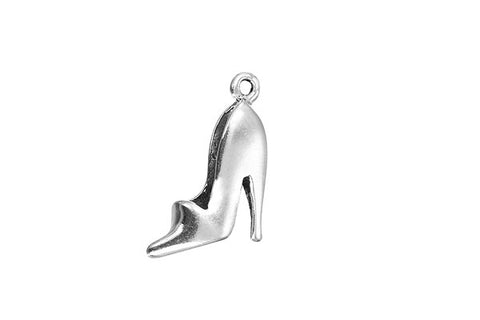 Sterling Silver High Heel Charm, 20.0x10.0mm