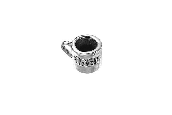 Sterling Silver Cup Charm, 9.0x12.0mm