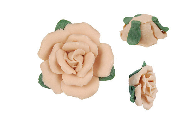 Pendant Poly Clay Flower (Peach 305)