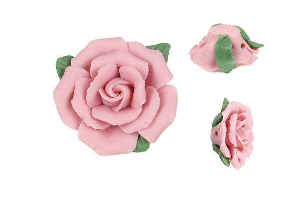 Pendant Poly Clay Flower (Pink 305)