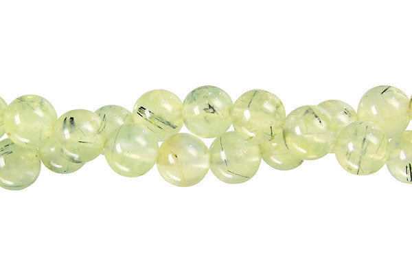 Prehnite Round (A) Beads