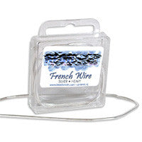 French Wire, Silver-Plated Heavy, 0.8mm
