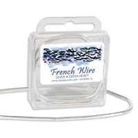 French Wire, Silver Plated Extra Heavy, 0.9mm
