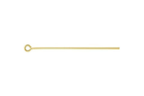 Gold-Filled 21-Gauge Eye Pin, 1.5"