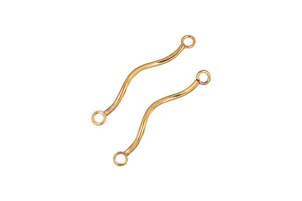 Gold-Filled Spiral Cut Tube w/Closed Rings, 1.0x23.0mm