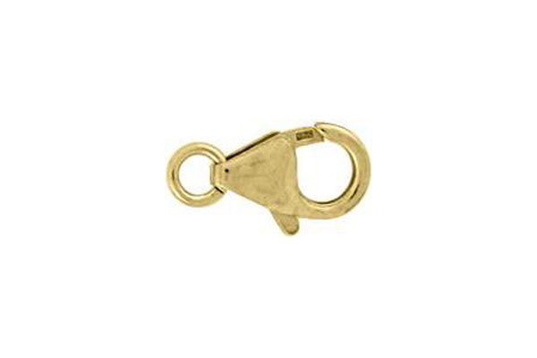 Gold-Filled Oval Trigger Clasp w/Ring, 7.0x11.9mm