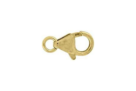 Gold-Filled Oval Trigger Clasp w/Ring, 7.0x11.9mm