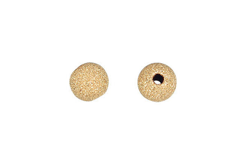 Gold-Filled Round Stardust Bead, 8.0mm