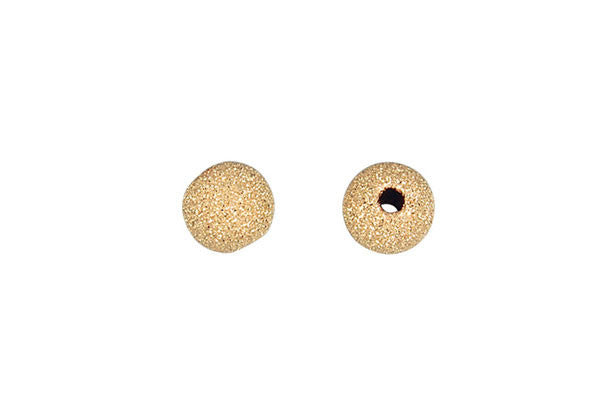 Gold-Filled Round Stardust Bead, 6.0mm
