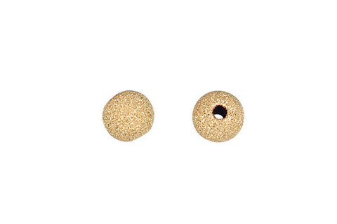 Gold-Filled Round Stardust Bead, 5.0mm