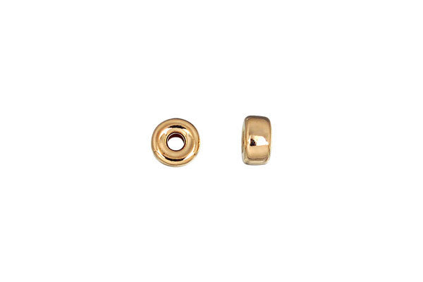 Gold-Filled Rondelle Bead, 6.1x3.2mm