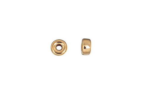 Gold-Filled Rondelle Bead, 6.1x3.2mm