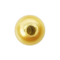 Memory Wire Round End Cap, Gold-Plated, 5.0mm