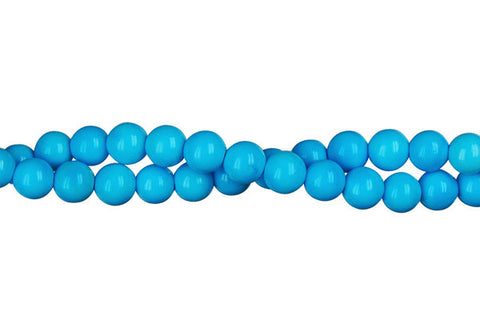 Howlite (Blue) Round Beads