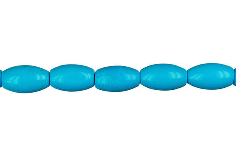 Howlite (Blue) Rice Beads