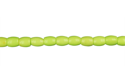 Howlite (Apple Green) Drum Beads