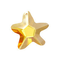 Pendant Cubic Zirconia Starfish (Yellow)