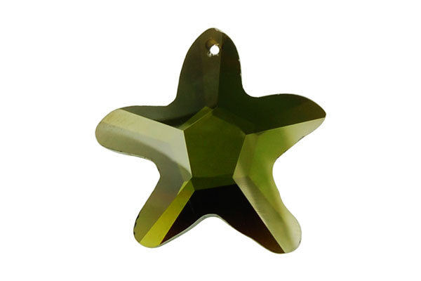 Pendant Cubic Zirconia Starfish (Peridot)