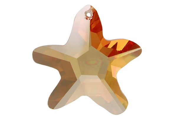Pendant Cubic Zirconia Starfish (Champagne)