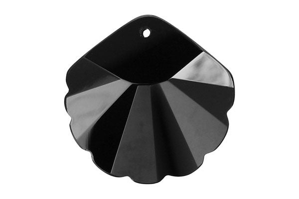 Pendant Cubic Zirconia Seashell (Black)