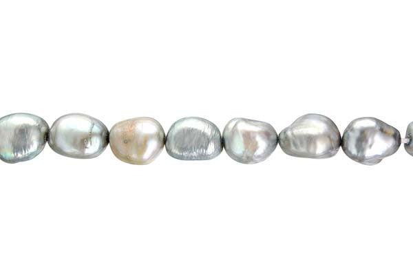 Assorted Dyed FWP Smooth Nugget (Silver), 7-8mm