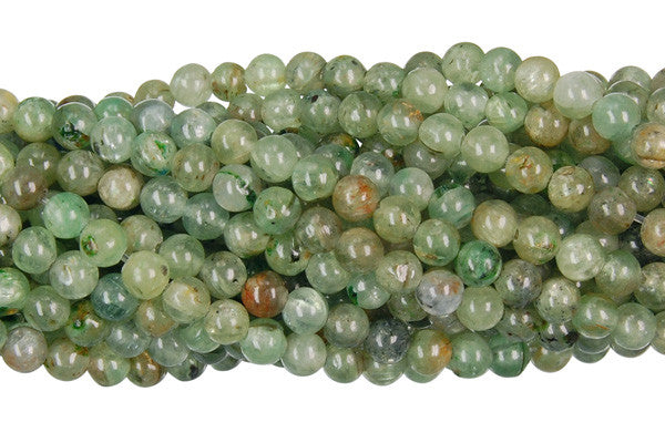Green Kyanite Round Beads