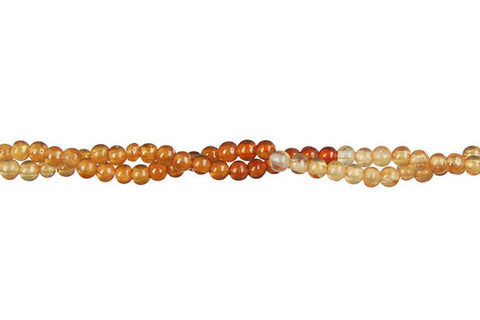 Hessonite Round Beads