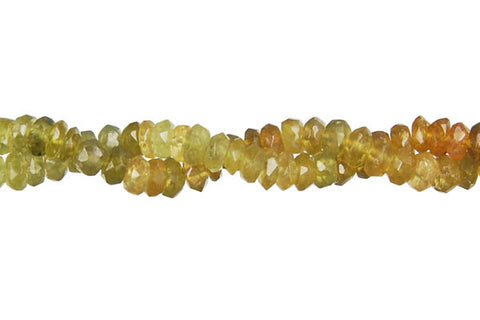 Grosular Faceted Rondelle Beads