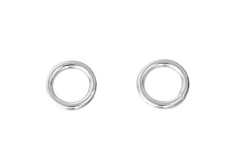 Sterling Silver 3.0mm Closed Jump Ring, 20-Gauge
