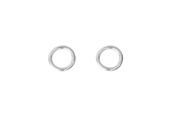 Sterling Silver 4.0mm Closed Jump Ring, 22-Gauge