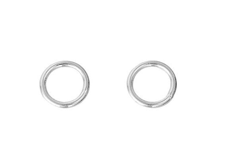 Sterling Silver 5.0mm Closed Jump Ring, 20-Gauge