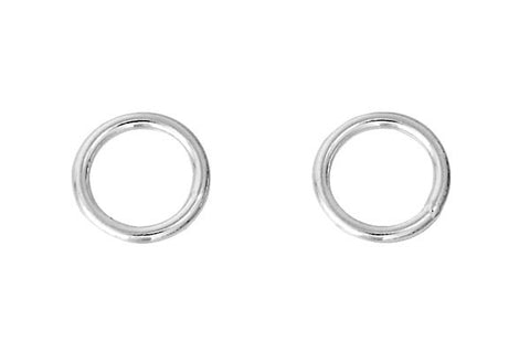 Sterling Silver 7.0mm Closed Jump Ring, 19-Gauge