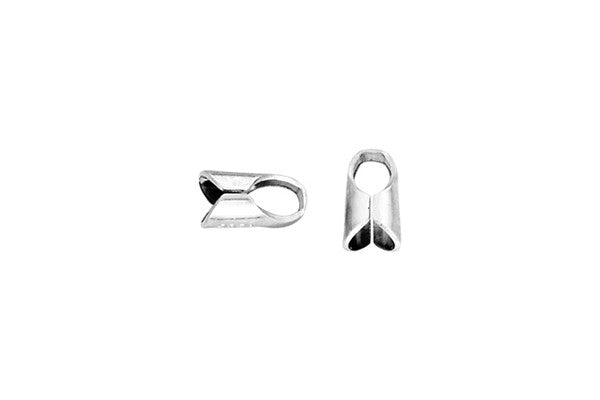 Sterling Silver Round Endcap, 2.0mm