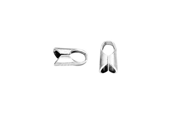 Sterling Silver Round Endcap, 3.0mm