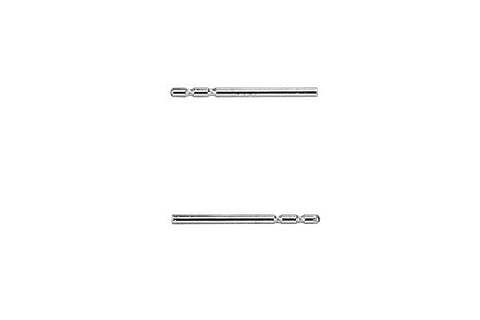Sterling Silver Double-Notched Post, 20 Gauge, 11.10mm