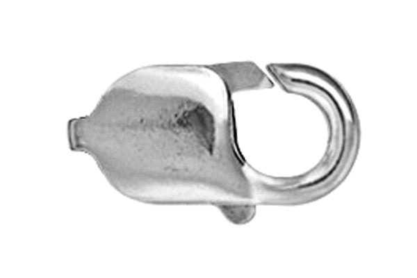 Sterling Silver Lobster Claw Clasp, 9.0x18.0mm