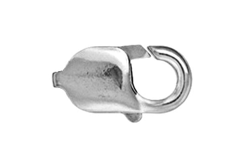 Sterling Silver Lobster Claw Clasp, 8.0x16.0mm