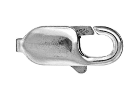 Sterling Silver Lobster Claw Clasp, 6.0x16.0mm
