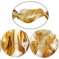 Tiger Quartz Wavy Coin