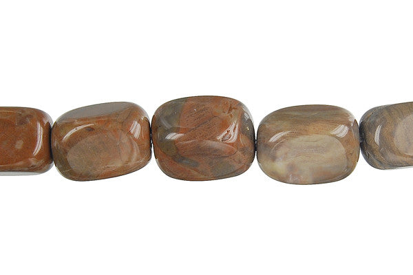 Amber Onyx Smooth Nugget Beads