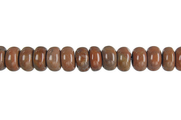 Amber Onyx Rondelle Beads