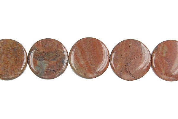 Amber Onyx Coin Beads
