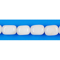 White Marble Smooth Nugget Beads