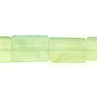 New Jade Puffy Rectangle Beads